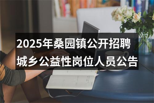 2025年桑园镇公开招聘城乡公益性岗位人员公告 图片