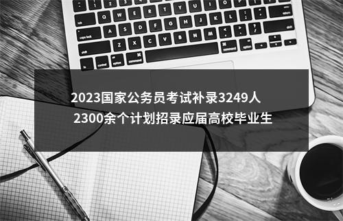 2023国家公务员考试补录3249人 2300余个计划招录应届高校毕业生 图片