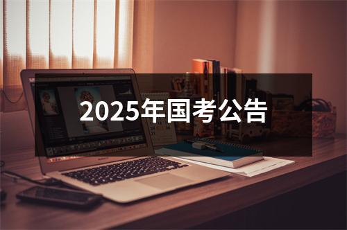 2025年国考公告 图片