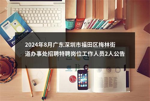 2024年8月广东深圳市福田区梅林街道办事处招聘特聘岗位工作人员2人公告 图片