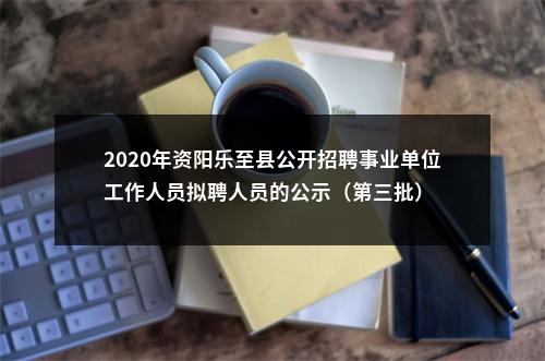 2020年资阳乐至县公开招聘事业单位工作人员拟聘人员的公示（第三批） 图片