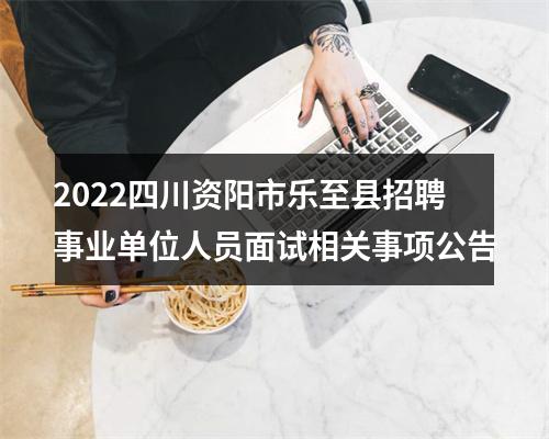2022四川资阳市乐至县招聘事业单位人员面试相关事项公告 图片