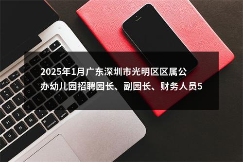 2025年1月广东深圳市光明区区属公办幼儿园招聘园长、副园长、财务人员50人公告（财务人员19人）进入阅读模式 图片
