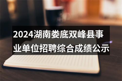 2024湖南娄底双峰县事业单位招聘综合成绩公示 图片