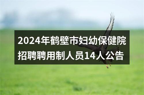 2024年鹤壁市妇幼保健院招聘聘用制人员14人公告 图片