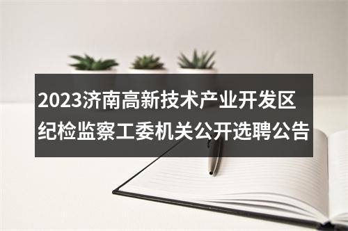 2023济南高新技术产业开发区纪检监察工委机关公开选聘公告 图片