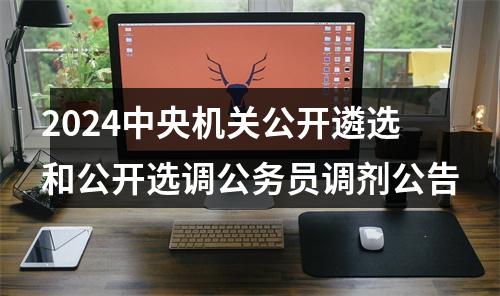 2024中央机关公开遴选和公开选调公务员调剂公告 图片
