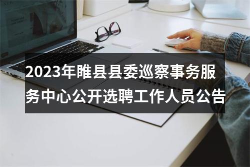 2023年睢县县委巡察事务服务中心公开选聘工作人员公告 图片