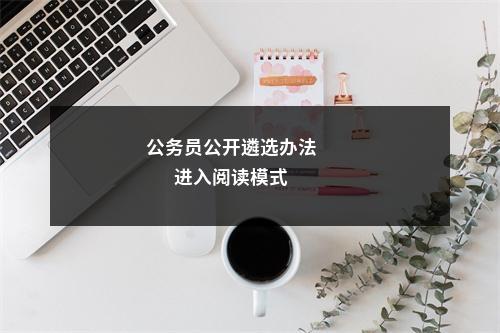 公务员公开遴选办法                进入阅读模式 图片