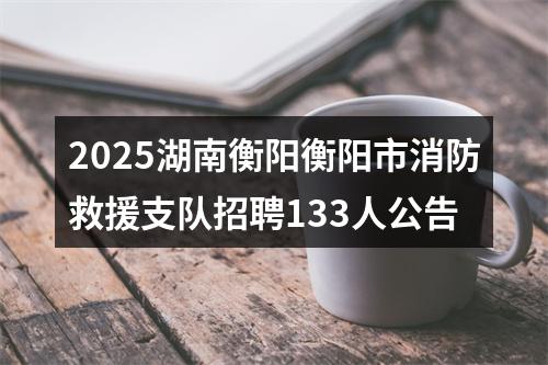 2025湖南衡阳衡阳市消防救援支队招聘133人公告 图片