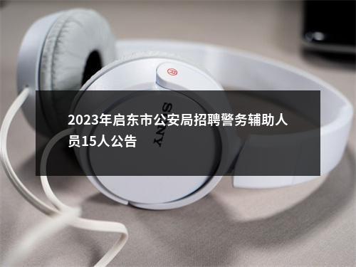 2023年启东市公安局招聘警务辅助人员15人公告                进入阅读模式 图片