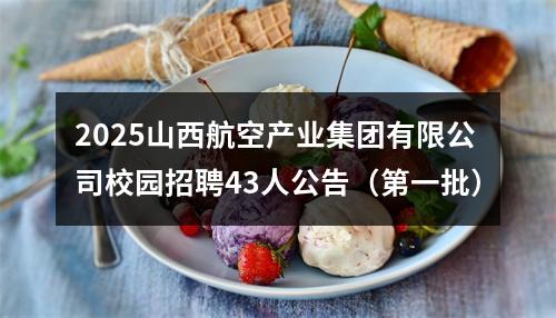 2025山西航空产业集团有限公司校园招聘43人公告（第一批） 图片