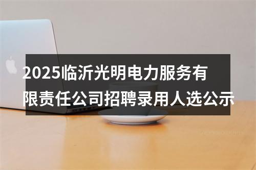 2025临沂光明电力服务有限责任公司招聘录用人选公示 图片