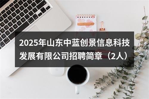 2025年山东中蓝创景信息科技发展有限公司招聘简章（2人） 图片