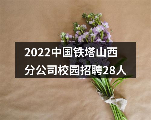 2022中国铁塔山西分公司校园招聘28人 图片