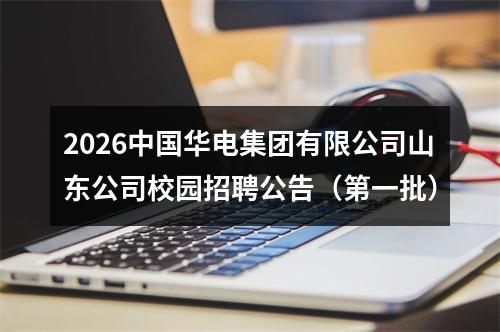 2026中国华电集团有限公司山东公司校园招聘公告（第一批） 图片
