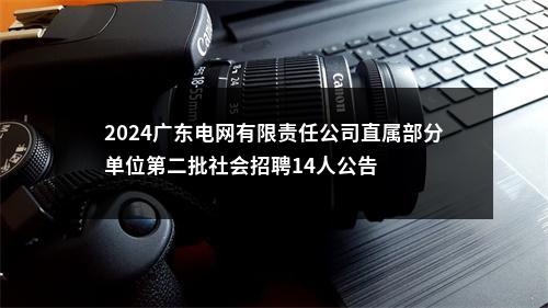 2024广东电网有限责任公司直属部分单位第二批社会招聘14人公告 图片