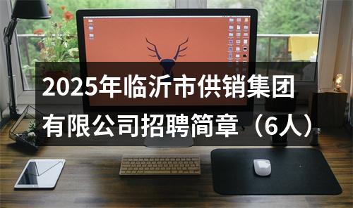2025年临沂市供销集团有限公司招聘简章（6人） 图片
