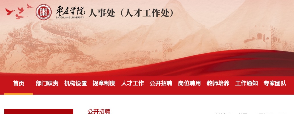 2025山东枣庄学院招聘拟聘用人员公示名单 图片