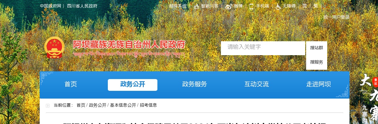 阿坝州人力资源和社会保障局关于2024年下半年汶川中学校公开考核招聘紧缺学科教师（应届生）拟聘用5名同志的公示 图片