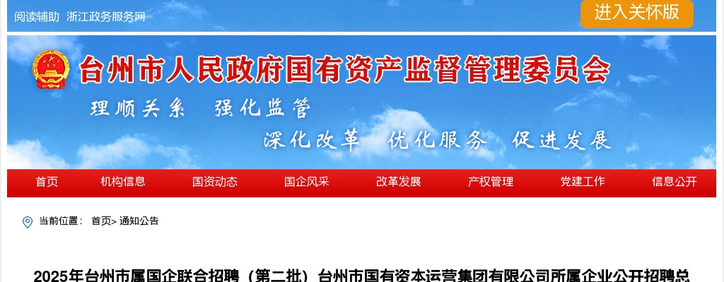 2025年台州市属国企联合招聘（第二批）台州市国有资本运营集团有限公司所属企业招聘总成绩公告 图片