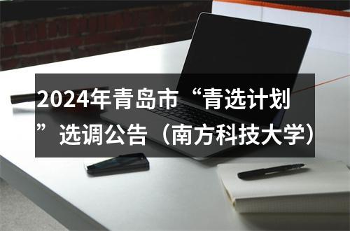 2024年青岛市“青选计划”选调公告（南方科技大学） 图片
