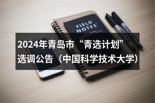 2024年青岛市“青选计划”选调公告（中国科学技术大学） 图片