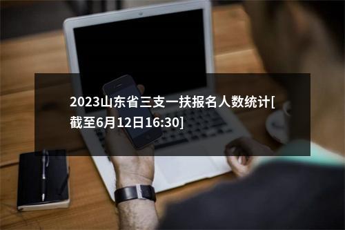 2023山东省三支一扶报名人数统计[截至6月12日16:30] 图片