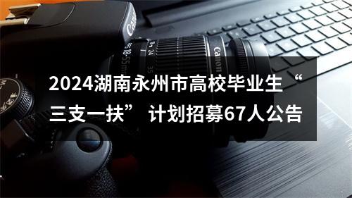2024湖南永州市高校毕业生“三支一扶” 计划招募67人公告 图片