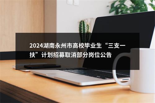 2024湖南永州市高校毕业生“三支一扶”计划招募取消部分岗位公告 图片