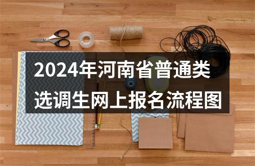 2024年河南省普通类选调生网上报名流程图 图片