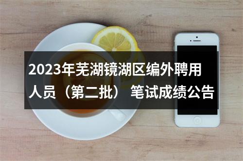 2023年芜湖镜湖区编外聘用人员（第二批） 笔试成绩公告 图片