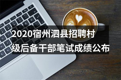 2020宿州泗县招聘村级后备干部笔试成绩公布 图片