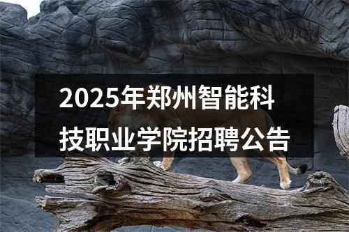 2025年郑州智能科技职业学院招聘公告 图片