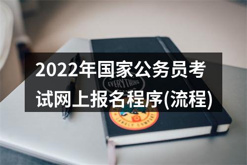 2022年国家公务员考试网上报名程序(流程) 图片