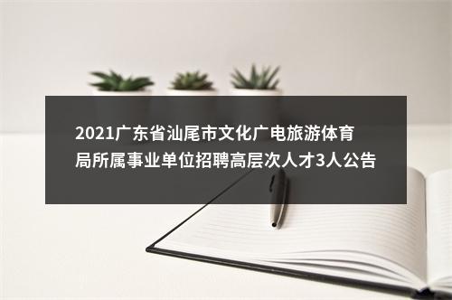 2021广东省汕尾市文化广电旅游体育局所属事业单位招聘高层次人才3人公告（第二批）进入阅读模式 图片