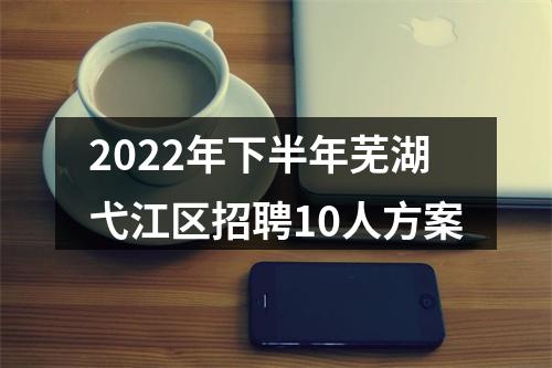 2022年下半年芜湖弋江区招聘10人方案 图片