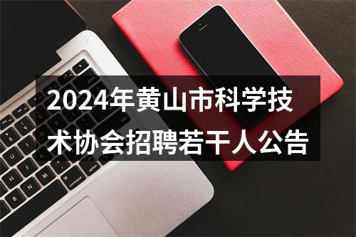 2024年黄山市科学技术协会招聘若干人公告 图片