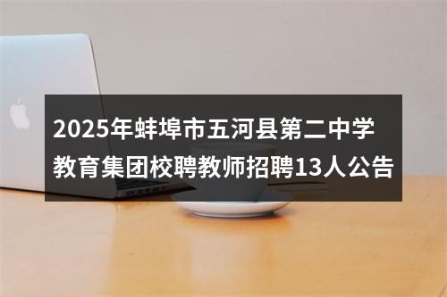 2025年蚌埠市五河县第二中学教育集团校聘教师招聘13人公告 图片