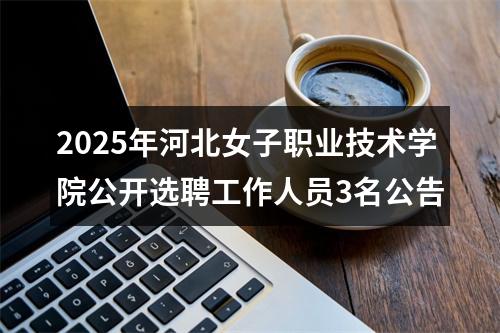 2025年河北女子职业技术学院公开选聘工作人员3名公告 图片