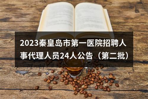 2023秦皇岛市第一医院招聘人事代理人员24人公告（第二批） 图片