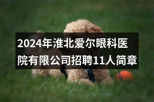 2024年淮北爱尔眼科医院有限公司招聘11人简章 图片