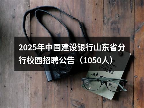 2025年中国建设银行山东省分行校园招聘公告（1050人） 图片