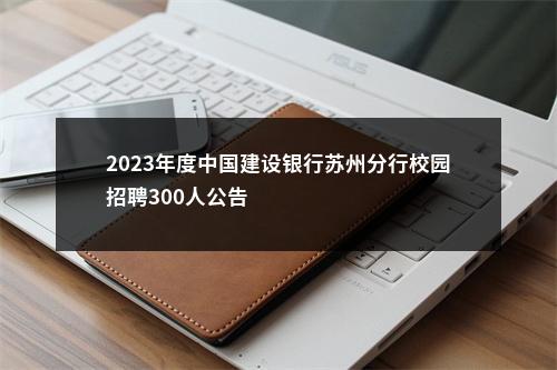 2023年度中国建设银行苏州分行校园招聘300人公告                进入阅读模式 图片