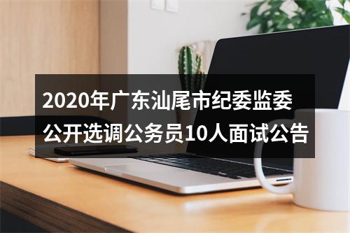 2020年广东汕尾市纪委监委公开选调公务员10人面试公告 图片