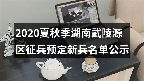 2020夏秋季湖南武陵源区征兵预定新兵名单公示 图片
