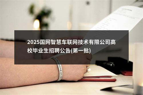 2025国网智慧车联网技术有限公司高校毕业生招聘公告(第一批) 图片