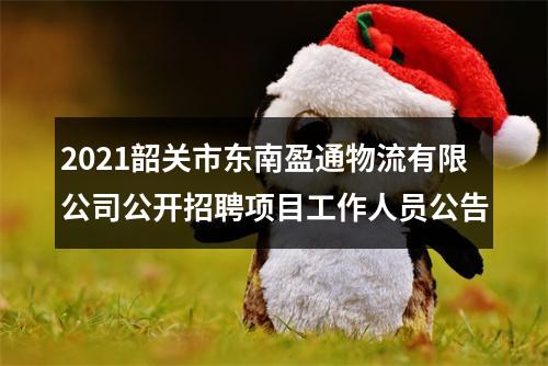 2021韶关市东南盈通物流有限公司公开招聘项目工作人员公告 图片