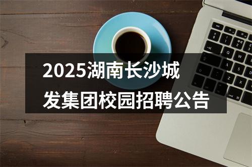 2025湖南长沙城发集团校园招聘公告 图片