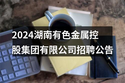 2024湖南有色金属控股集团有限公司招聘公告 图片